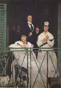 Edouard Manet The Balcony (mk09) oil painting on canvas